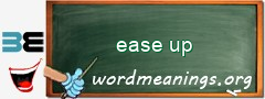 WordMeaning blackboard for ease up